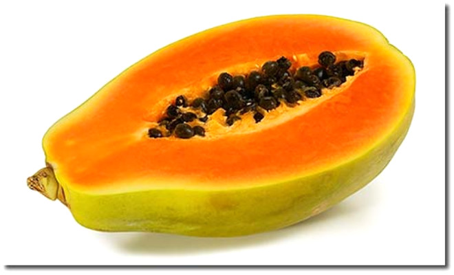 PAPAYA: 

Papaya meyvesi C ve E vitamini ierir. Yal ciltler iin yaplabilecek papaya maskesi.

1 rendelenmi papaya meyvesi 1 ay ka limon suyu 1 ay ka portakal suyu 2 orba ka bal