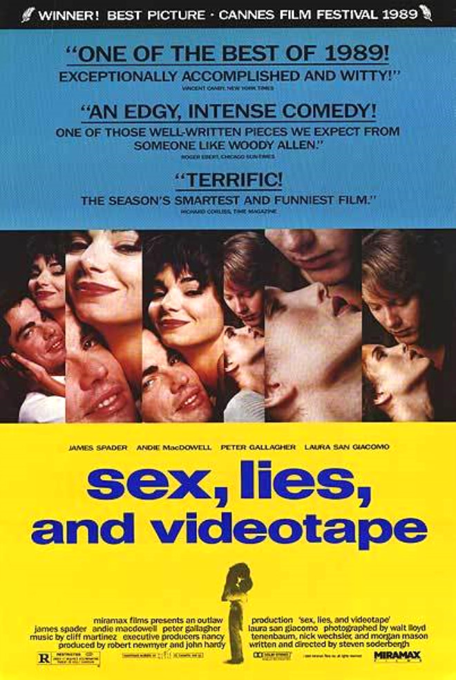 12- Seks Yalanlar (Sex, Lies and Videotape) (1989) Yasak iliki ve video kaset kaytlar zerine garip bir eser. Steven Soderbergh