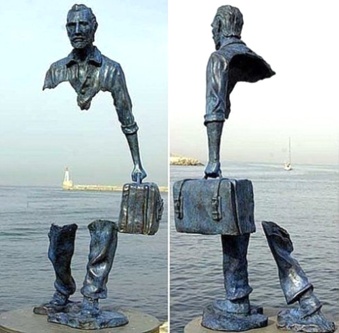 Bruno Catalona tarafnda yaplan bu heykel Fransa