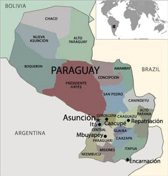Paraguay d�nyan�n en ya���l� b�lgesidir. B�lgede ya�mur neredeyse ara vermez.