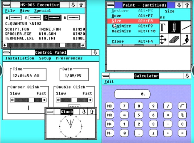Windows 2.0. Aralk 1987"de gelmiti.