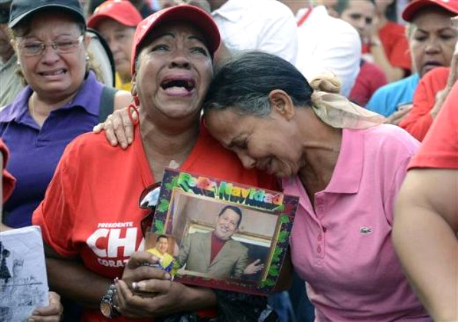 6 Mart 2013, Venezuela: Venezuelallar, Hugo Chavez