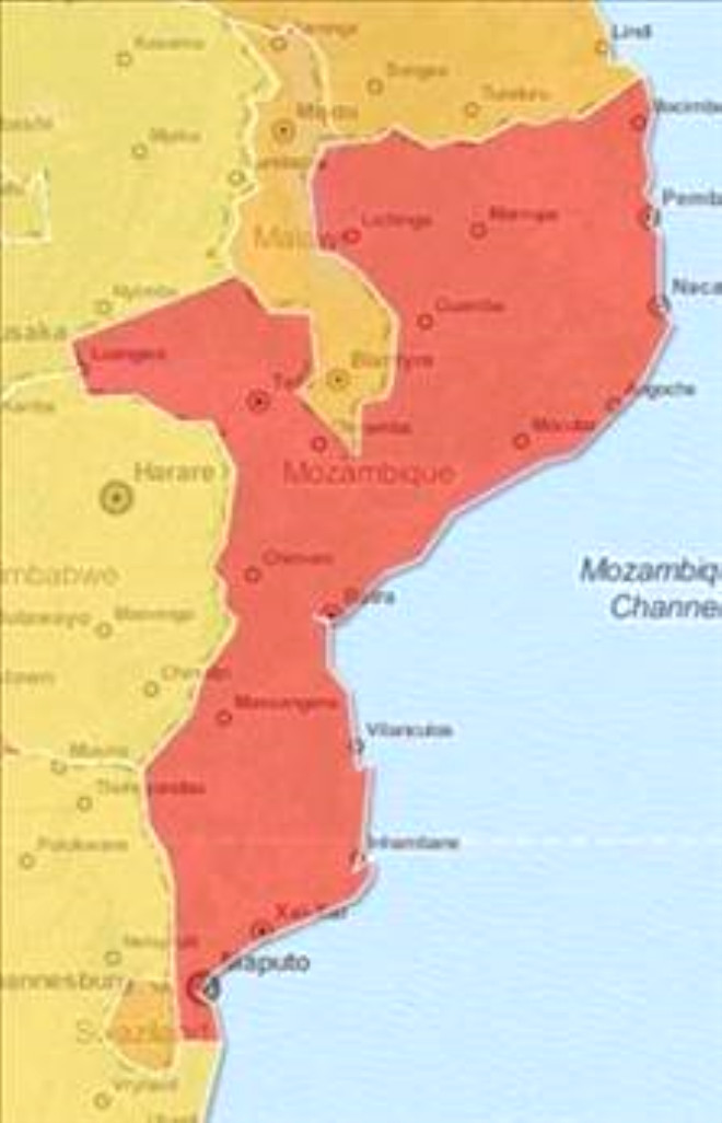 Mozambik : 64