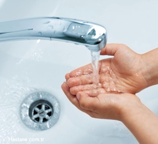 Sk sk ellerinizi sabunlu suyla ykayn.