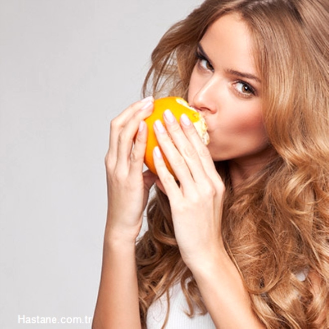 Portakal, mandalina gibi C vitamini ieren gdalar sk sk tketin.