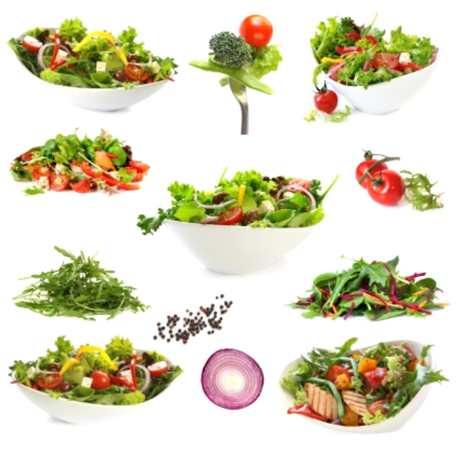 Salata ve i sebze enerji deeri yok denecek kadar az olan yiyecek grubudur. 