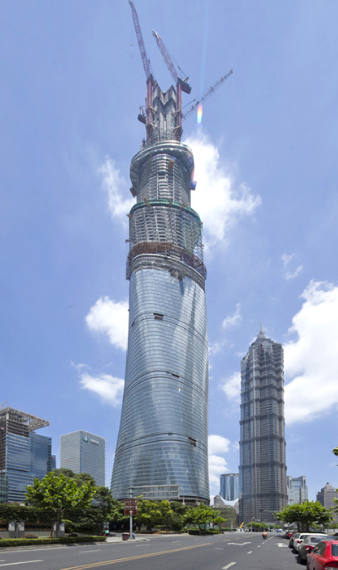 2. Shanghai Tower (yapm aamasnda): angay, in, 632m
