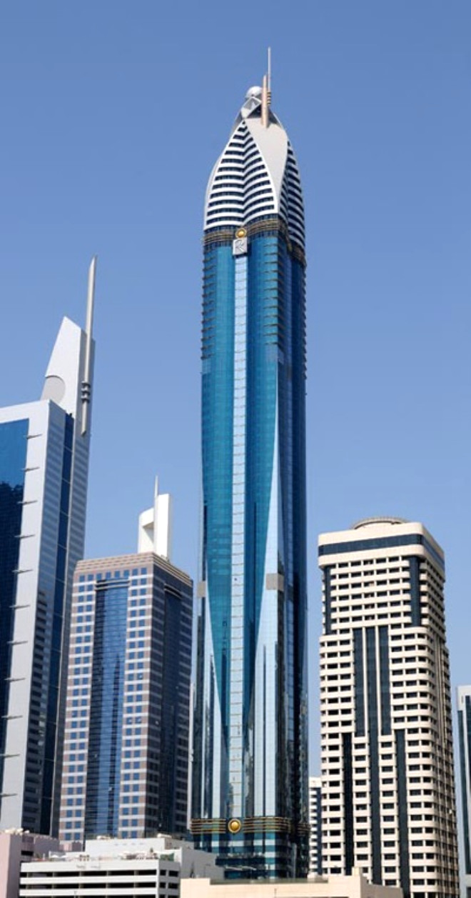 43. Rose Tower: Dubai, BAE, 333m
