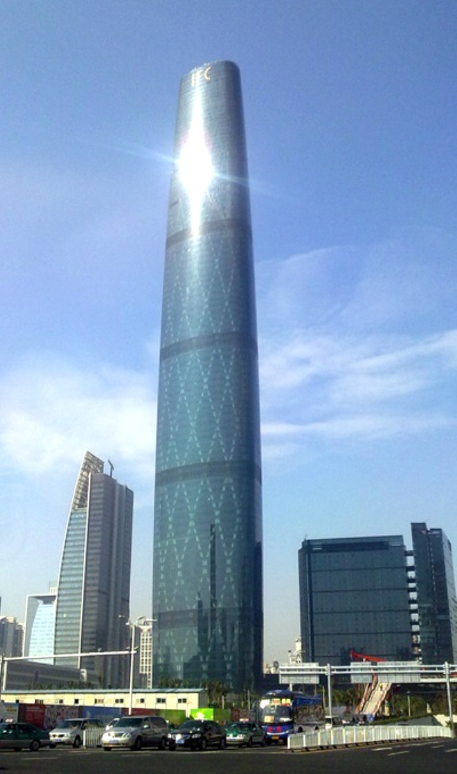 12. Guangzhou International Finance Center: Guangzhou, China, 439m
