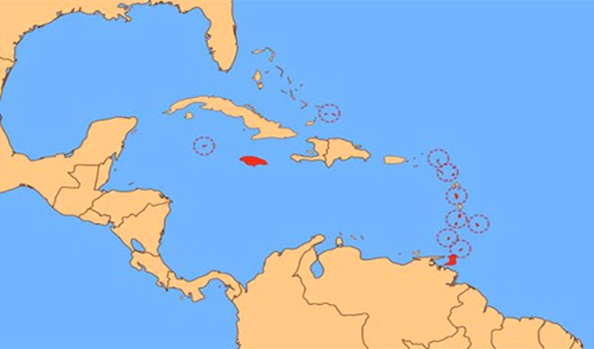 Uzun bir sre boyunca Karayiplerin (West Indies) Gneydou Asya olduunun dnlmesi