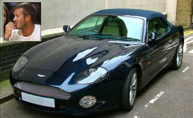 David Beckham - Aston Martin DB7 - 104 bin pound
