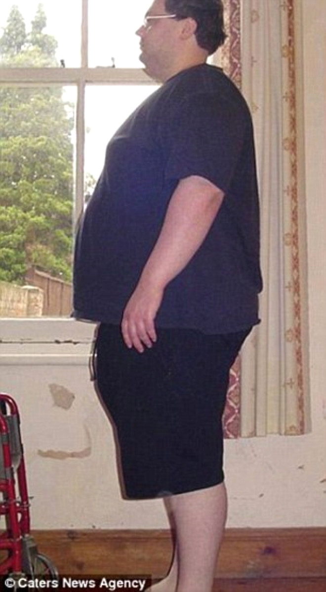 Obeziteden muzdarip 31 yandaki Mike Waudby, bir gn barda rastlad bir kadn tarafndan 