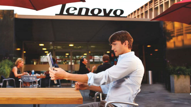 Ashton Kutcher Lenovo Yoga iin nce rn mhendisi oldu, ardndan kei sap, tulum rd.<br><br>Kaynak :