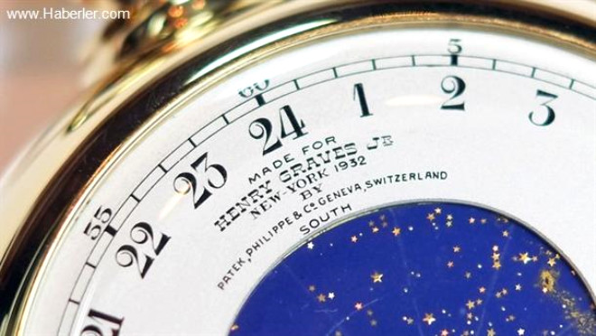 Patek Philippe tarafndan tasarlanan ve dnyann en pahal saati olarak bilinen 