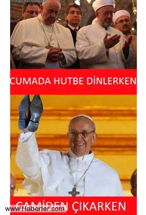 Cumada hutbe dinlerken / Camiden ��karken
