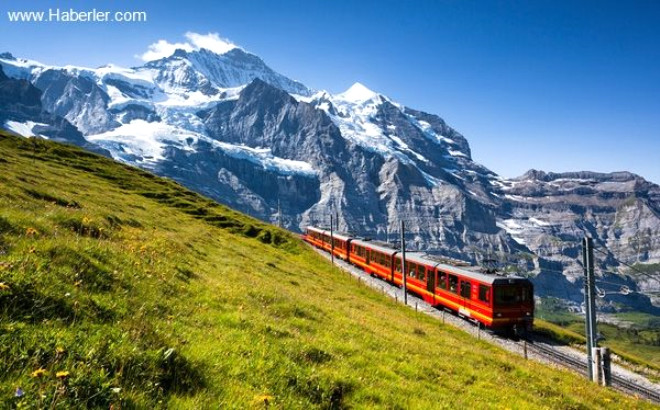 Henz yeni ekilmi olan bu grntlerle, Jungfrau demiryolunun ne kadar byleyici olduunu grebilirsiniz.