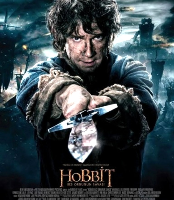 <p><strong>Hobbit: Be Ordunun Sava (The Hobbit: The Battle of The Five Armies) </strong></p>
<p><strong>Tr: Fantastik, Macera </strong></p>
<p>Hobbit serisinin nc ve son filmi vizyondaki yerini ald.</p>
<p>Bu filmde Bilbo Baggins