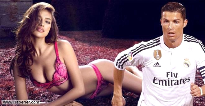 Dnyann en gzel iftlerinden biri olarak gsterilen nl futbolcu Cristiano Ronaldo ile Rus manken Irina Shayk