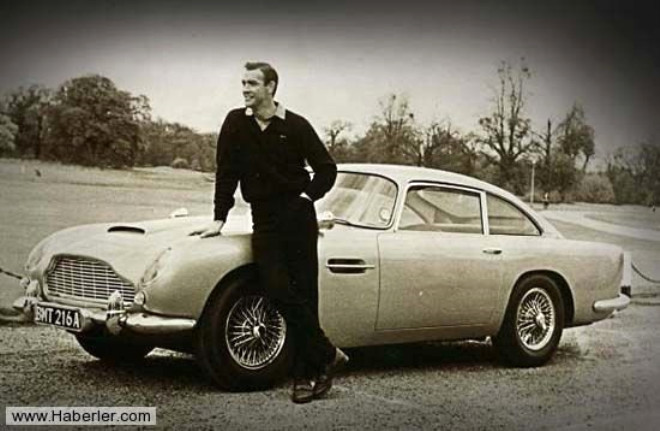 Belki en hzl Aston Martin deil ama Sean Connery