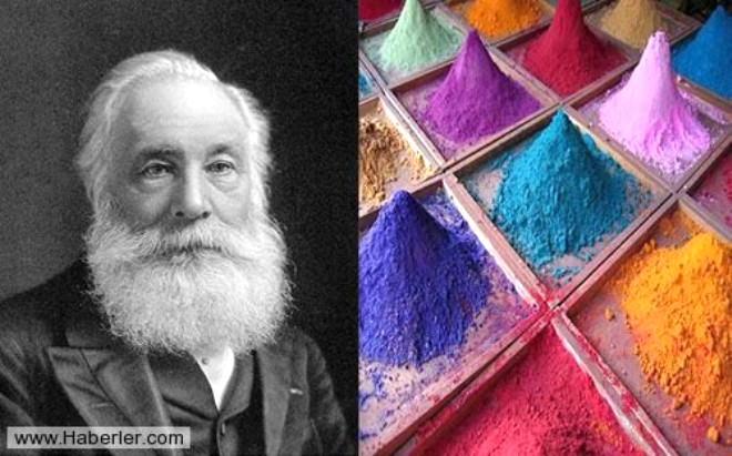 Mauveine sentetik kimyasal boya ngiliz kimyager Henry Perkin ilk sentetik kimyasal boya olan Mauveine