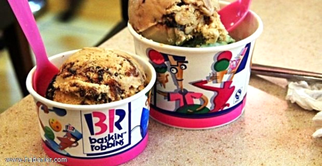 Amerikal dondurmac Baskin Robbins, dondurma aromalar ile nl. Tam 31 eit dondurma aromas sunan Baskin Robbins