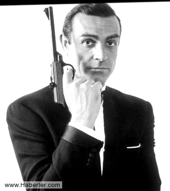 007 kod numaras ile akllarmza kaznm film karakteri James Bond, Goldfinger filminde Sean Connery