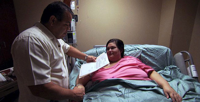 32 ya��ndaki kad�n hedefinin 100 kiloya inmek oldu�unu s�ylemi�ti. Mayra Rosales