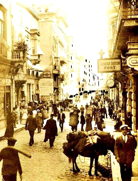 1910 y�l�ndan bir kare. �stanbul