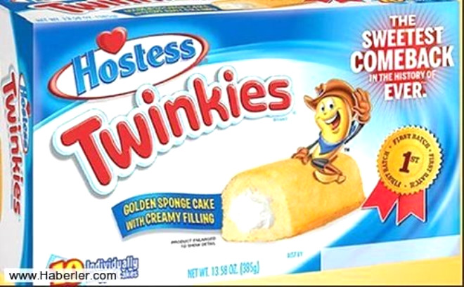 15. Twinkies, tartmasz abur cuburlarn lideri. Hostess Brands irketinin bir rn olan ampiyon abur cubur, irketin tahminlerine gre her yl 500 milyon tane imal ediyor. Ayrca Twinkies