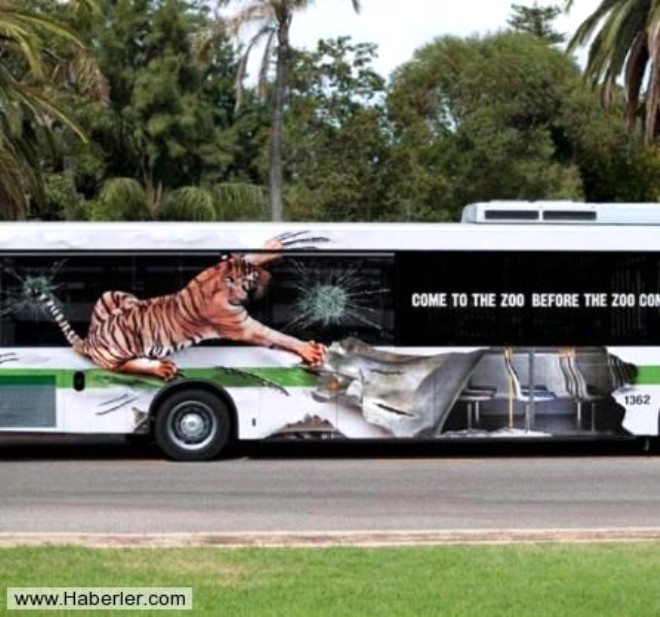 Hayvanat bahesi reklam: "Hayvanat bahesi size gelmeden nce siz ona gidin."
