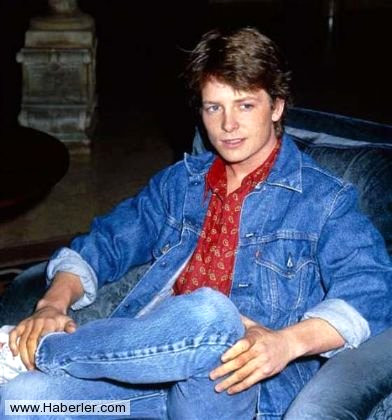 Michael J Fox, ��hrete ula�t���nda 25 ya��ndayd�.

