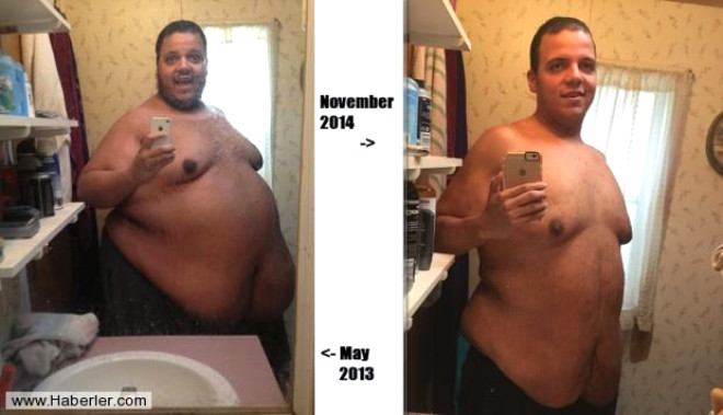 Spor arlkl bir diyet programna giren gen adam endisinden beklenilmeyecek kadar ksa bir srede 300 kilodan 110 kiloya derek herkesi artt.
