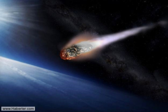 Yanl. Dnyaya den baz meteorlarn zerlerinde hl buz tabakas olduu bilinmektedir.
