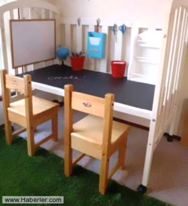 Byyen ocuklarnn beiinden vazgeemeyen anne babalar evlerinde dekoratif bir masa tasarlayabilirler.
