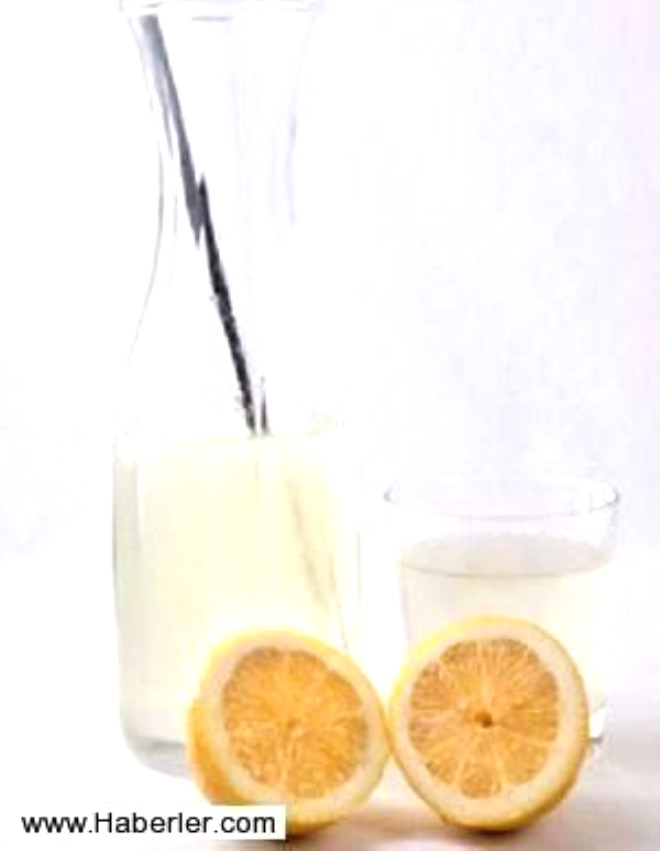 16. Limonlu su mide yanmasna iyi gelir.
