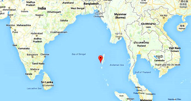  Andaman ve yaknklarndaki Nicobar Adalar Hindistan topra saylyor. Bu yzden Andamanl yerlilerin yansra bir ok Hintli de bu adalarda yayor.
