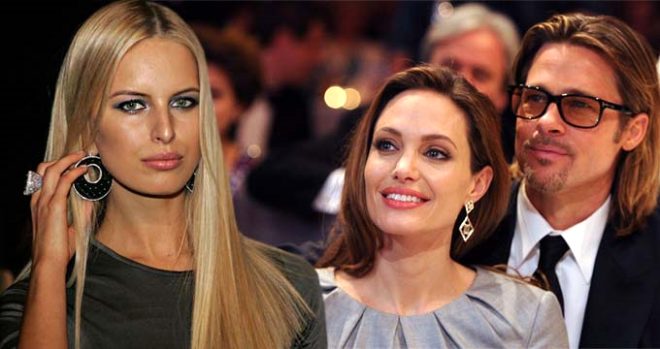 Gzel model Karolina Kurkova, nl oyuncu Brad Pitt ile grup halinde cinsel ilikiye girdiini, hatta Pitt