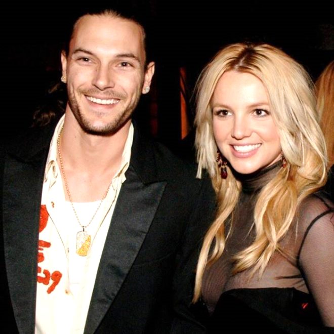 Pop yldz Britney Spears 2004 ylnda, o dnem sevgilisi olan eski ei Kevin Federline ile Stockholm