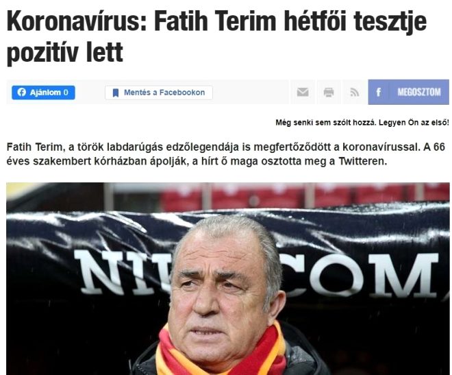 "Koronavirs: Fatih Terim