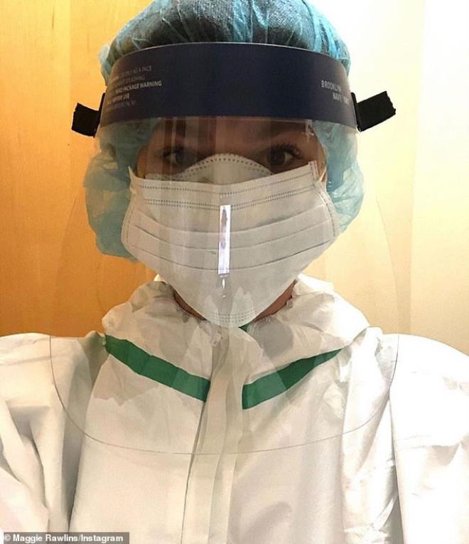 28 yaşındaki Maggie Rawlins, geçen baharda koronavirüs salgınının en yüksek olduğu dönemde, New York